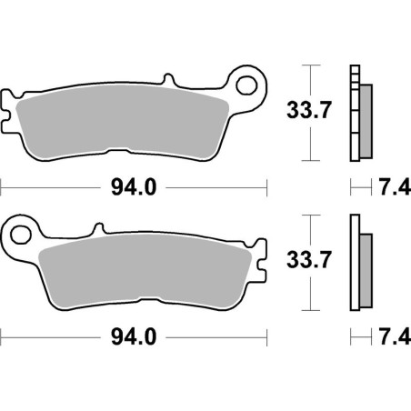 Pastillas de freno sinterizadas BREMBO Off-Road - 07YA55SX