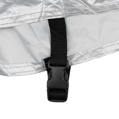 Funda de moto para exterior OXFORD Aquatex - Moto / Scooter con pantalla grande - Negro / Plata - S
