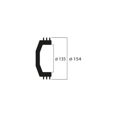 Campana de embrague MALOSSI Maxi Wing Ø135mm