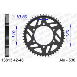Corona AFAM aluminio 13813K - Paso 530