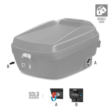 Bolsa sobredepósito SHAD Click System E09C