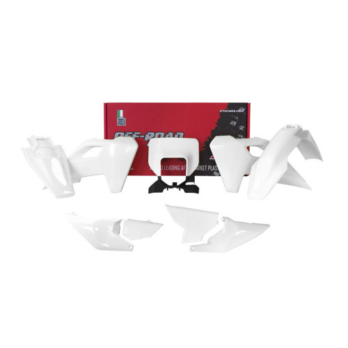 Kit de plástica RACETECH (7 pcs) - Blanco