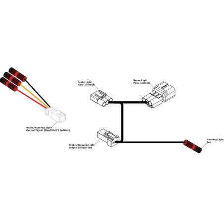 Adaptador de cableado de la luz de freno DENALI