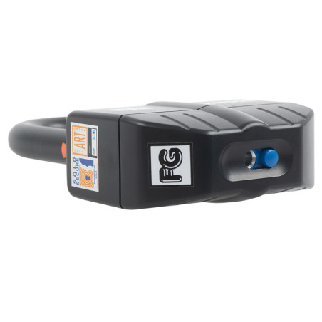 Candado con alarma OXFORD Boss Alarm 16mm + Cadena 12mm x 2,0m - Certificado Sold Secure Gold / FG SBSC / ART4