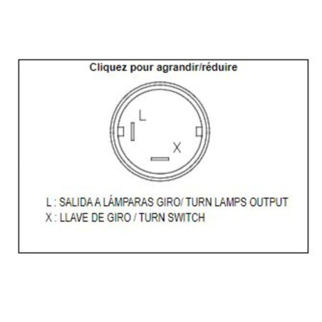 Relé de intermitencia TECNIUM 2 terminales 12V