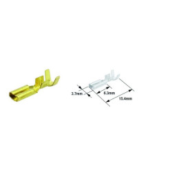 Terminales de cable hembra TOURMAX tipo 110 (2,79 mm) - 100 uds