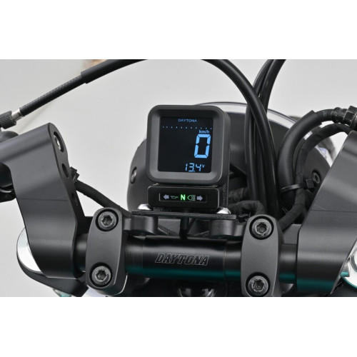 Velocímetro + Tacómetro digital LCD DAYTONA Cube