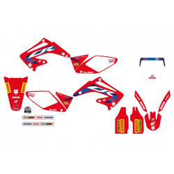 Kit de adhesivos + funda de asiento BLACKBIRD Replica Team HRC 23 Honda 2