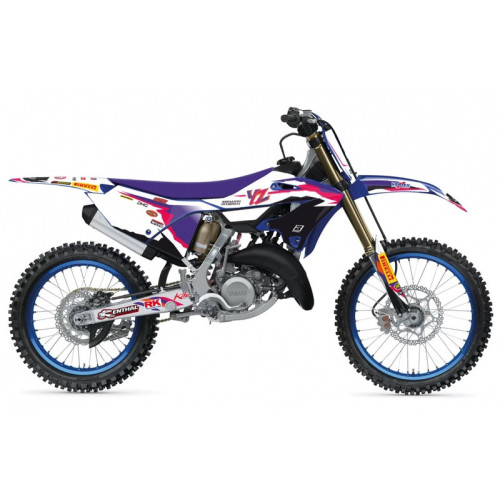 Kit de adhesivos + funda de asiento BLACKBIRD Replica Team Yamaha Factory 23, 50th Anniversary