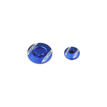 Tapones de motor SCAR - Azul