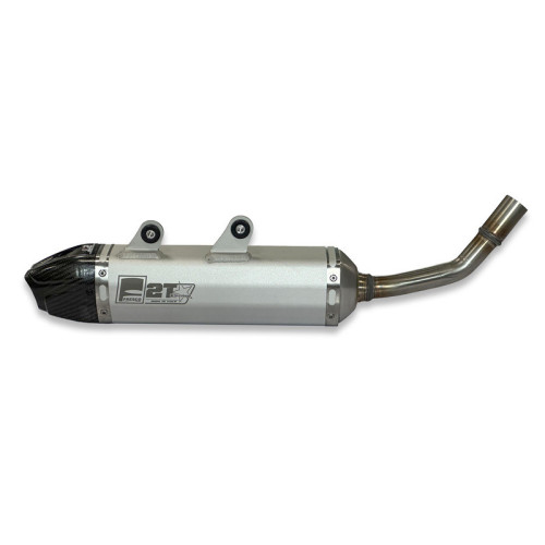 Silenciador FRESCO Carby aluminio bianco/carbono