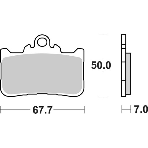 Pastillas de freno BREMBO sinterizadas - 07HO72SA