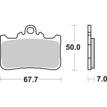 Pastillas de freno BREMBO sinterizadas - 07HO72SA