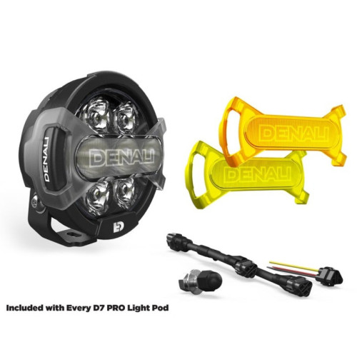 Faro auxiliar LED DENALI D7 Pro con sistema Modular X-Lens