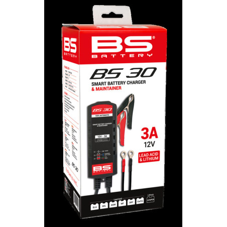 Cargador de bateria inteligente BS Battery BS30 - 12V 3A
