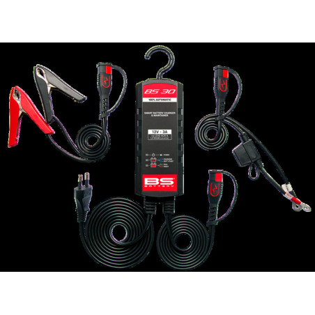 Cargador de bateria inteligente BS Battery BS30 - 12V 3A
