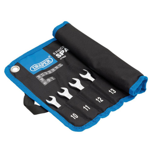 Juego de llaves combinadas métricas con carraca abatible DRAPER Hi-Torq® - 8 pcs