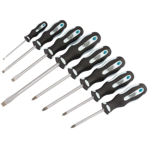 Juego de destornilladores DRAPER Heavy Duty Soft Grip - 8 pcs