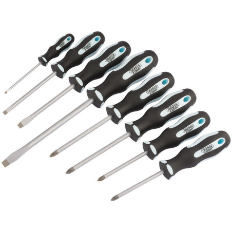 Juego de destornilladores DRAPER Heavy Duty Soft Grip - 8 pcs