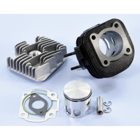 Kit de cilindro completo POLINI Racing hierro Ø47mm (bulón Ø12mm) - Yamaha / Minarelli