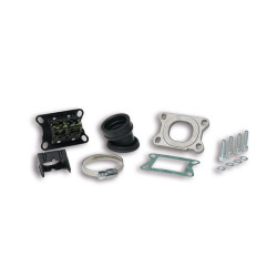 Sistema de admisión MALOSSI X360 MHR inclinado Ø28-35mm longitud 27mm - Motor Derbi / Minarelli