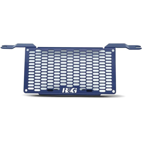 Protector de radiador de aceite R&G RACING Pro aluminio - Azul