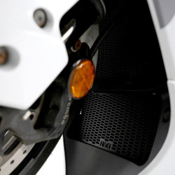 Protector de radiador de aceite R&G RACING Pro aluminio - Negro 2