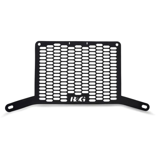 Protector de radiador de aceite R&G RACING Pro aluminio - Negro