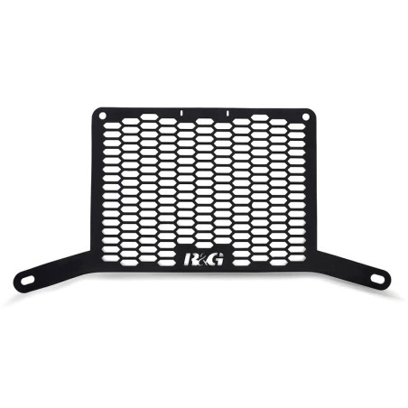 Protector de radiador de aceite R&G RACING Pro aluminio - Negro