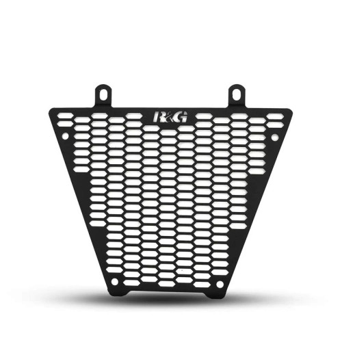 Protector de radiador de aceite R&G RACING Pro aluminio - Negro