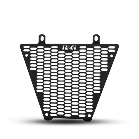 Protector de radiador de aceite R&G RACING Pro aluminio - Negro