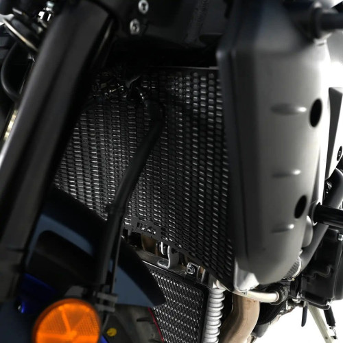 Protector de radiador R&G RACING Pro aluminio - Negro