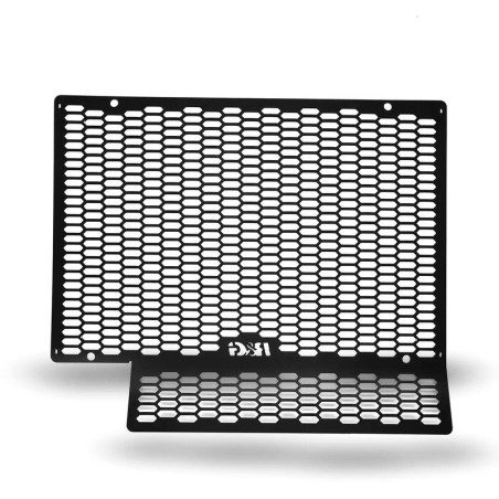 Protector de radiador R&G RACING Pro aluminio - Negro