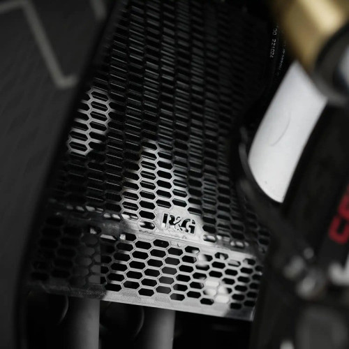 Protector de radiador R&G RACING Pro aluminio - Negro