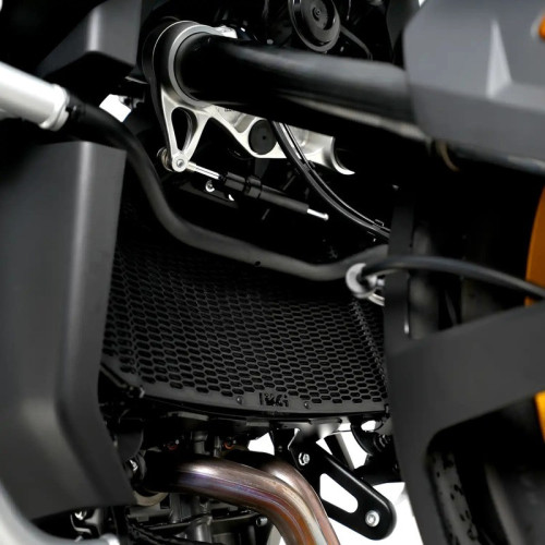 Protector de radiador R&G RACING Pro aluminio - Negro