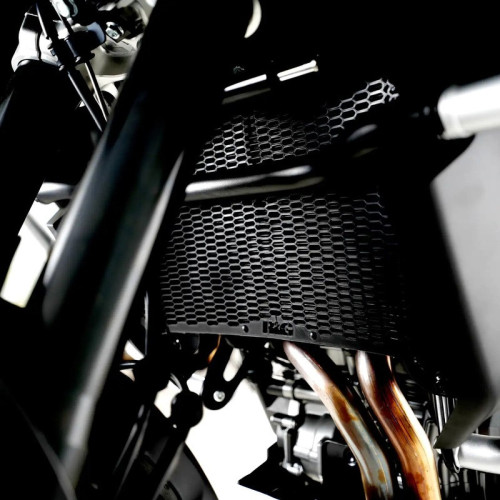 Protector de radiador R&G RACING Pro aluminio - Negro
