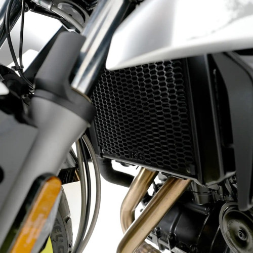 Protector de radiador R&G RACING Pro aluminio - Negro