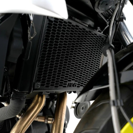 Protector de radiador R&G RACING Pro aluminio - Negro