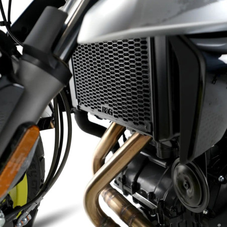 Protector de radiador R&G RACING Pro aluminio - Negro