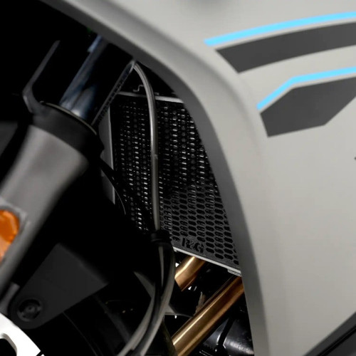 Protector de radiador R&G RACING Pro aluminio - Negro