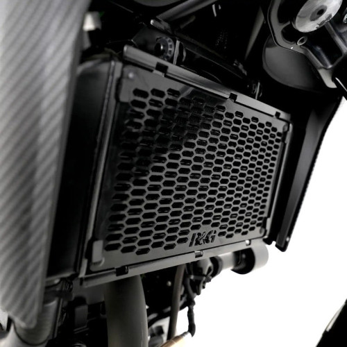 Protector de radiador R&G RACING Pro aluminio - Negro