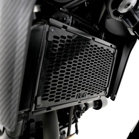 Protector de radiador R&G RACING Pro aluminio - Negro
