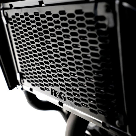 Protector de radiador R&G RACING Pro aluminio - Negro
