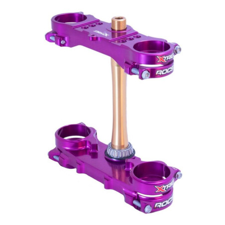 Tija completa XTRIG ROCS Tech offset 22mm - Lila