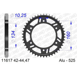 Corona AFAM aluminio ultraligera 11617 - Paso 525