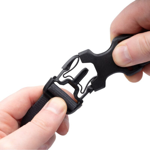 Kit de correas OXFORD Atlas B-Clip 26mm negro - 2 uds