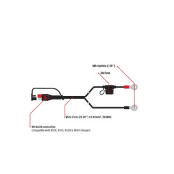 Cable de conexión permanente con fusible BS BATTERY PA-01 - Bote de 20 uds 2