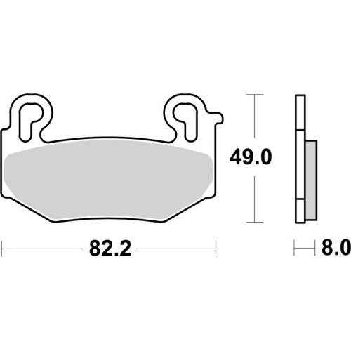 Pastillas de freno sinterizadas BREMBO - 07BB42SA