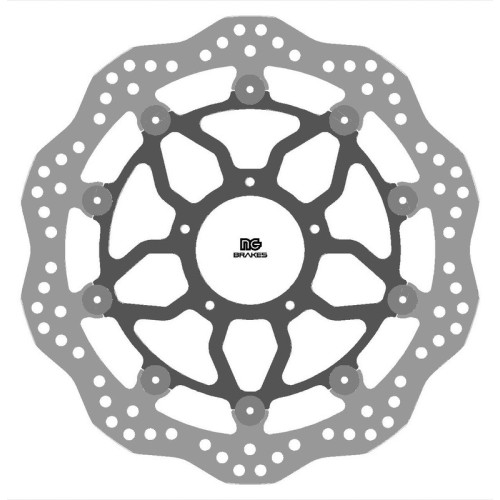 Disco de freno NG BRAKES ondulado flotante