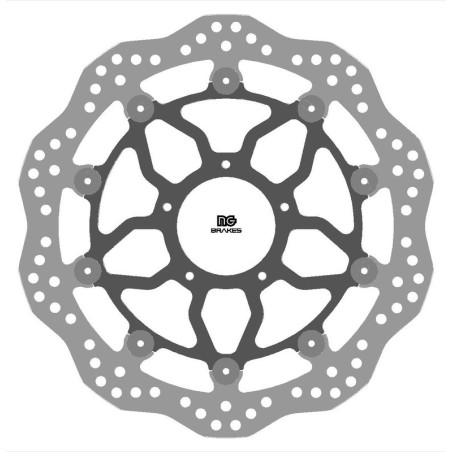 Disco de freno NG BRAKES ondulado flotante